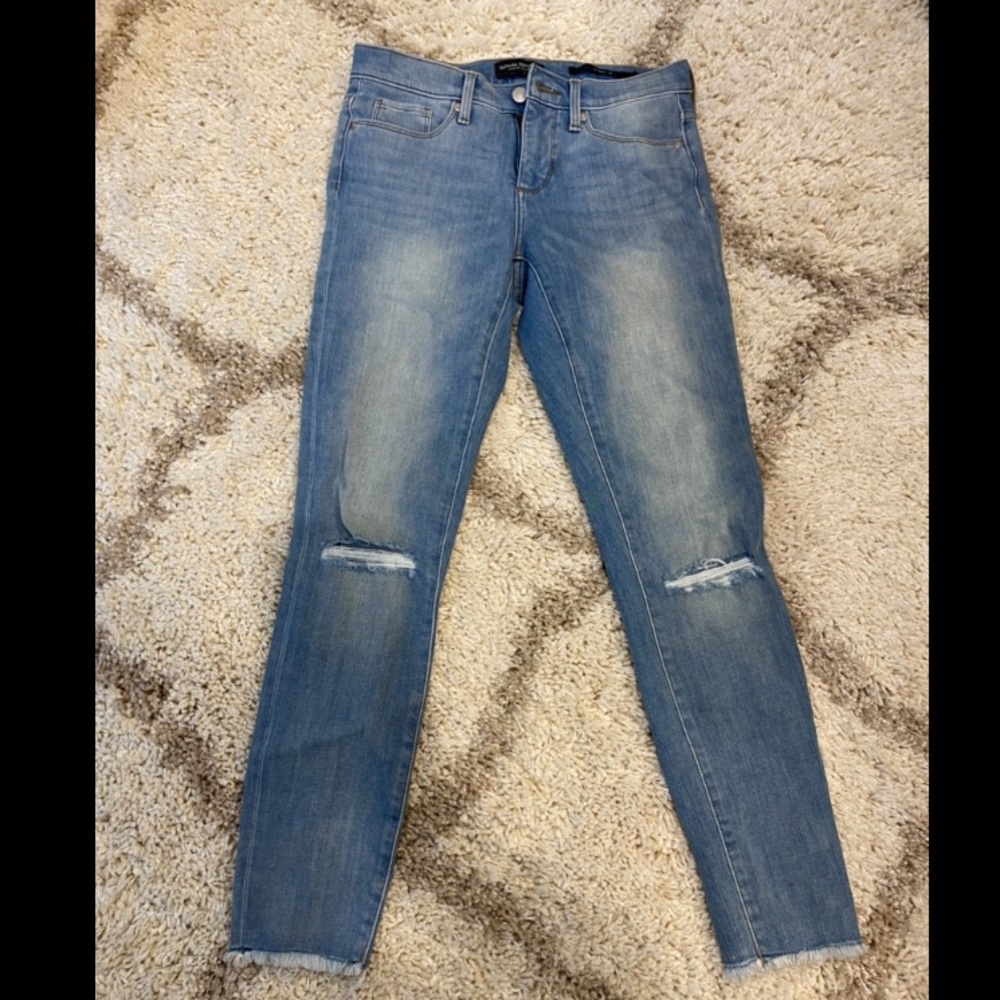 Light Wash Banana Republic Skinny Jeans